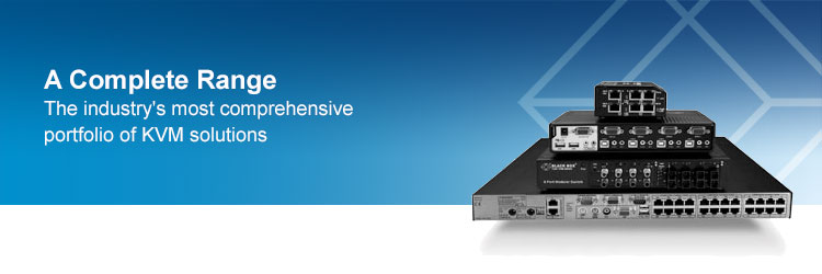 The industry's most comprehensive and complete portofolio of KVM Solutions working for you.
